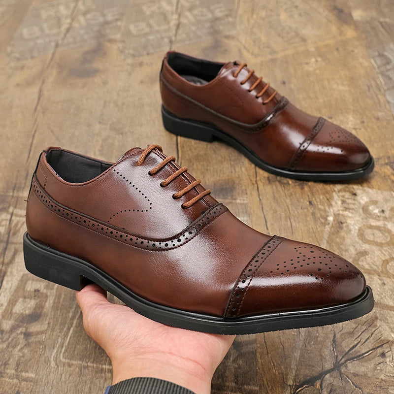 Chaussures Oxford en cuir élégantes
