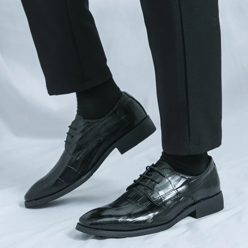 Zapatos de vestir de piel de primera calidad