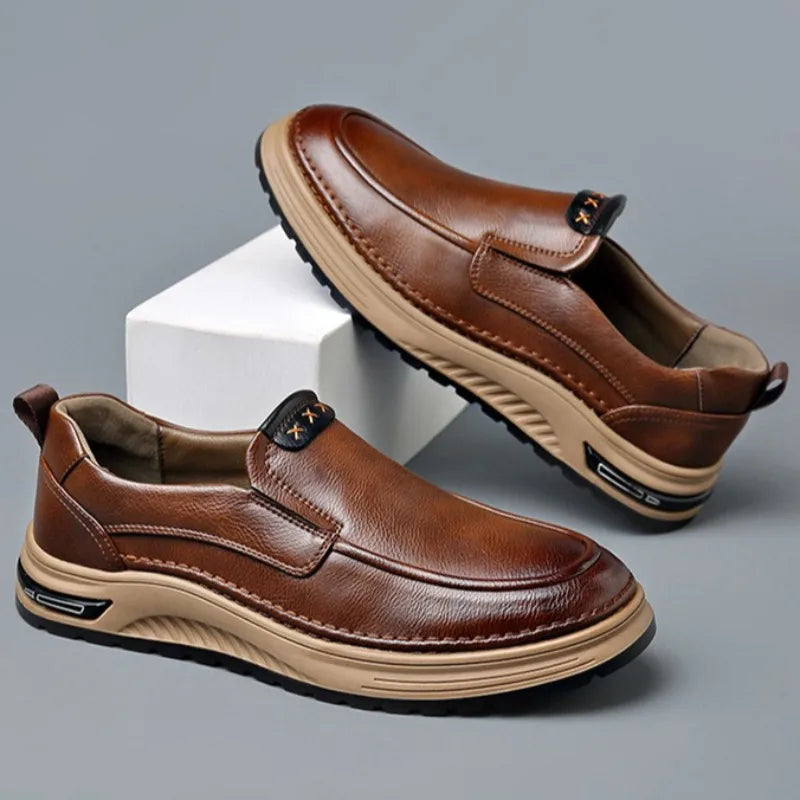 Chaussures de marche élégantes en cuir