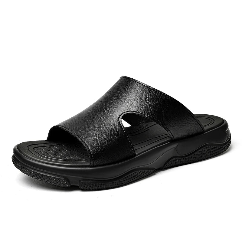 Elegant Leather Men's Sandals