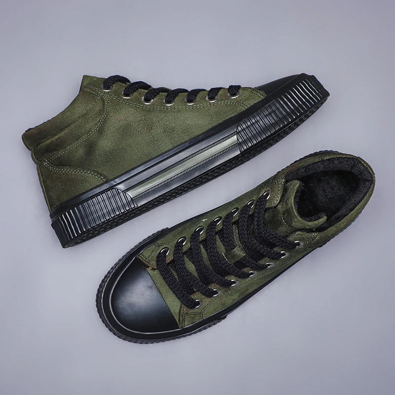 Elegant High Suede Shoes