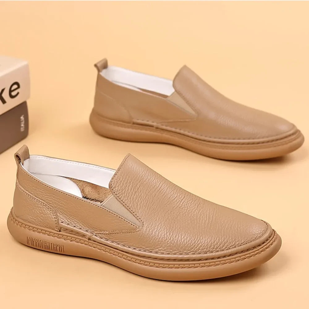 Elegant Leather Slip-On Shoes