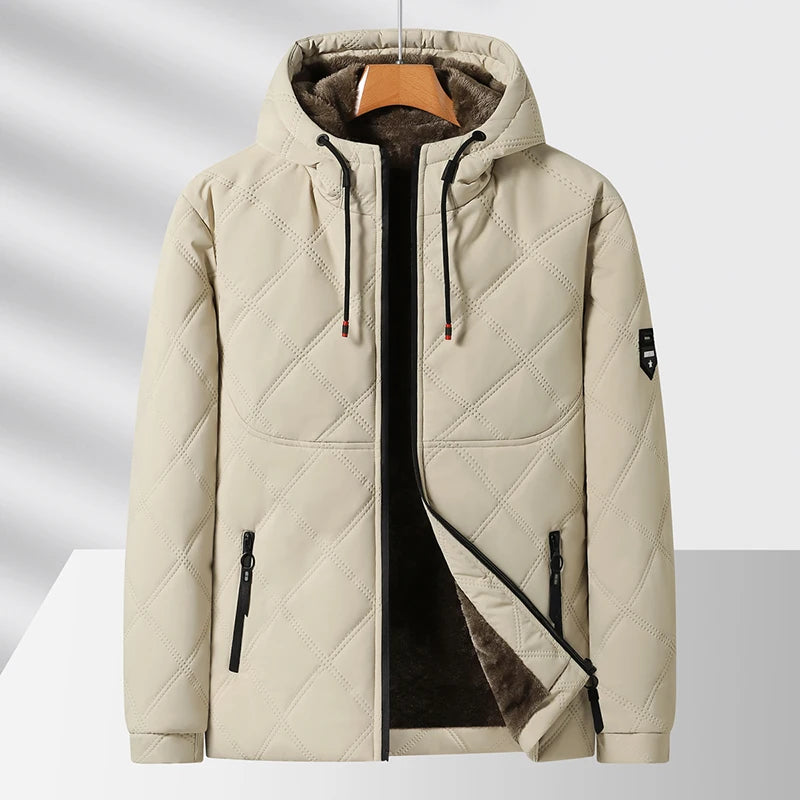 Elegant Fleece Lined Puffer Jacket