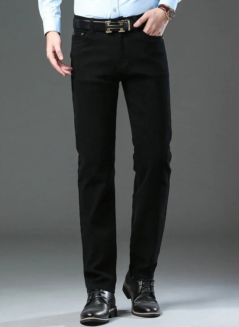 Elegant Cotton Jeans