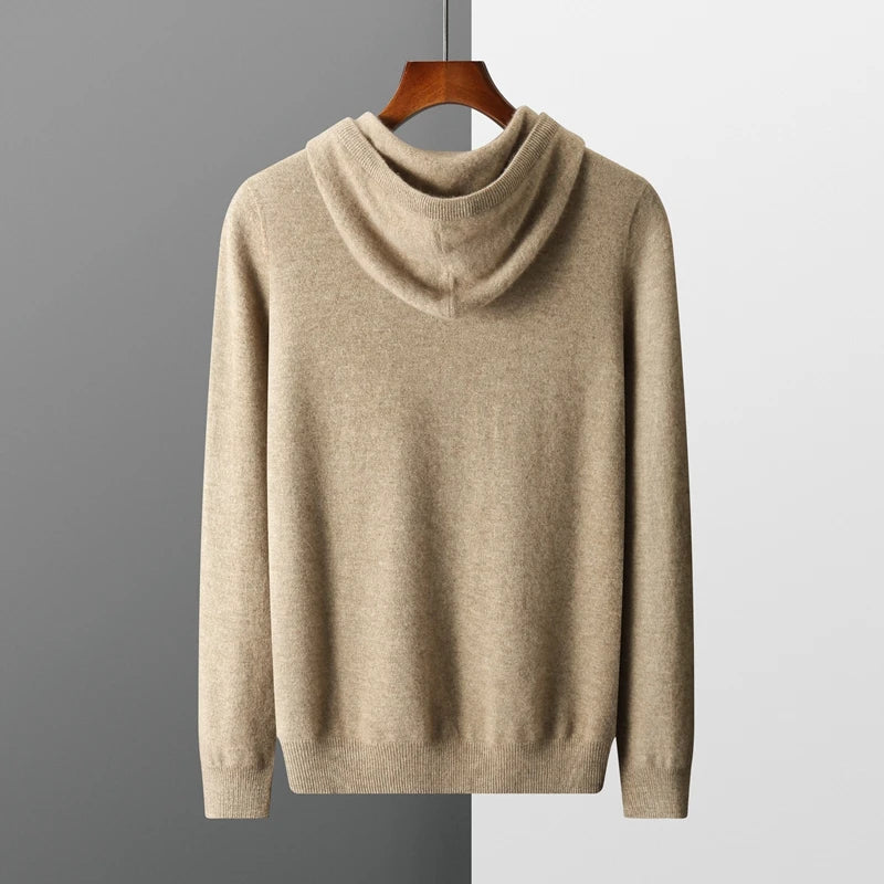 Elegant Australian Wool Hoodie