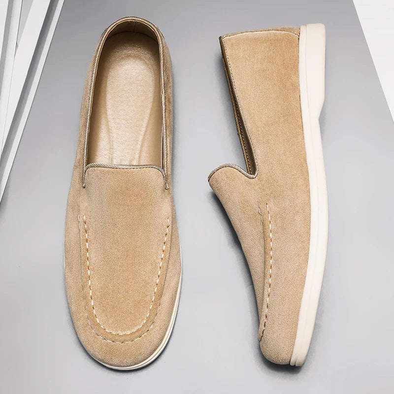 Mocassins élégants en daim pour homme