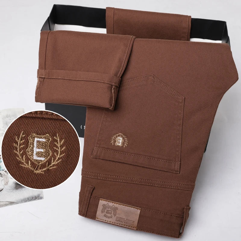 Elegant Denim Stretch Jeans