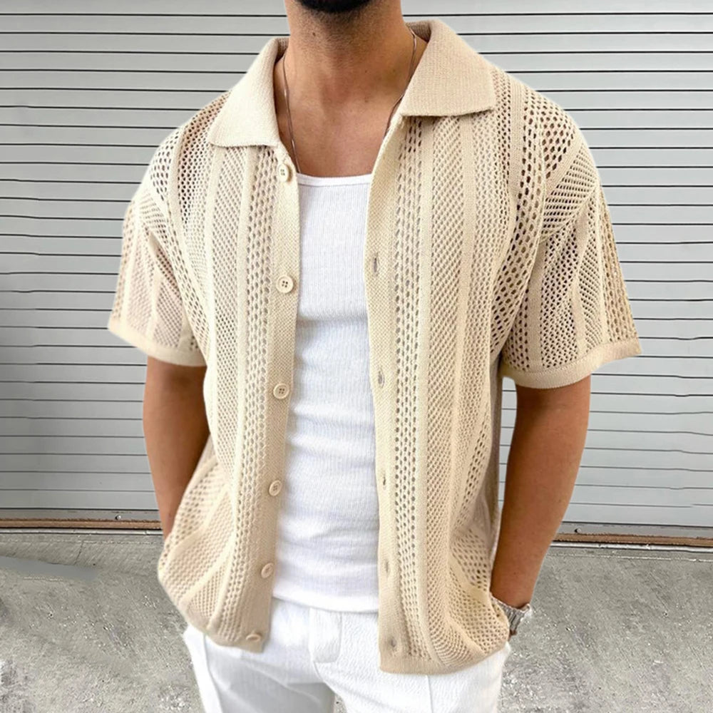 Camicia elegante in maglia