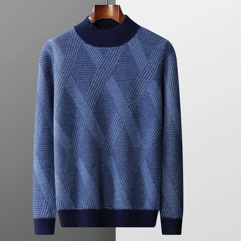 Cuzco High Collar Cashmere Sweater