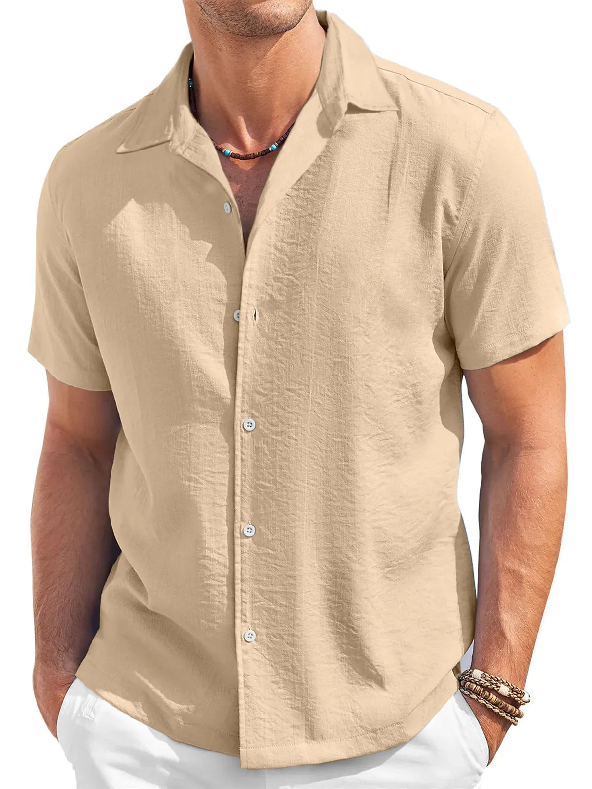 Casual Short Sleeve Men's Shirt