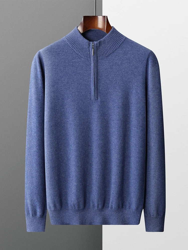 Florence Cashmere Zip Sweater