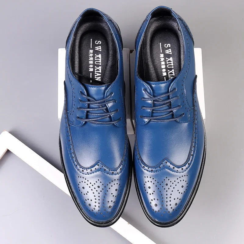 Chaussures brogues élégantes en cuir