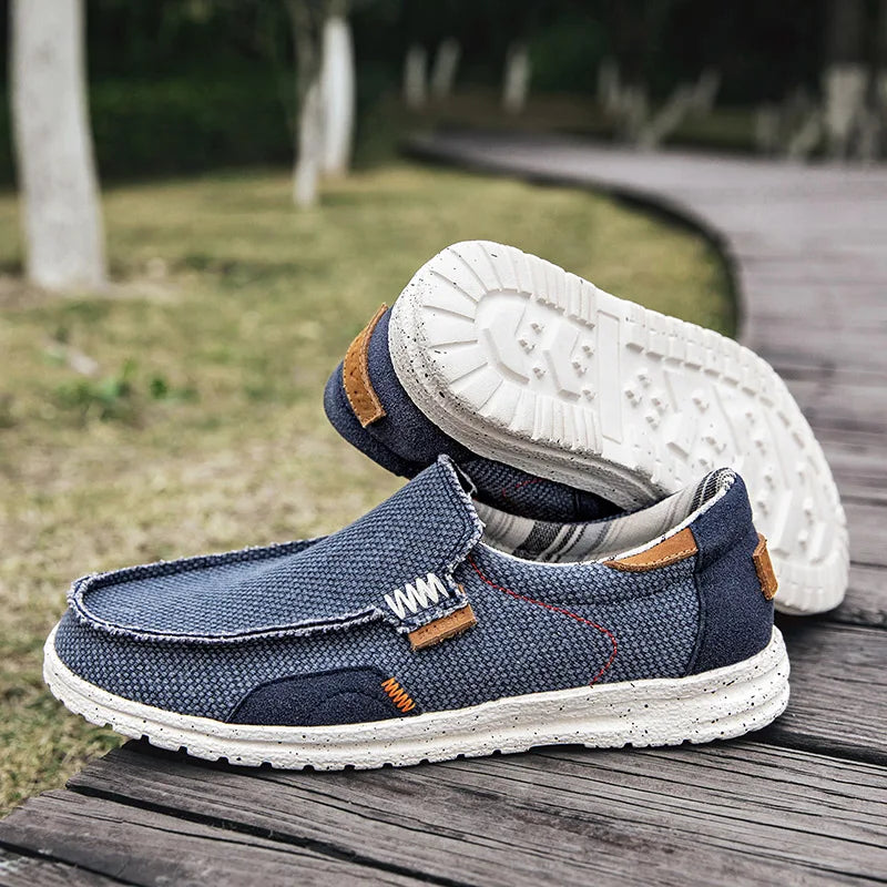 Mocassins élégants en toile