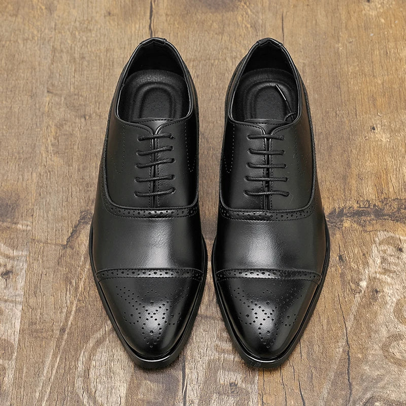 Chaussures Oxford en cuir élégantes