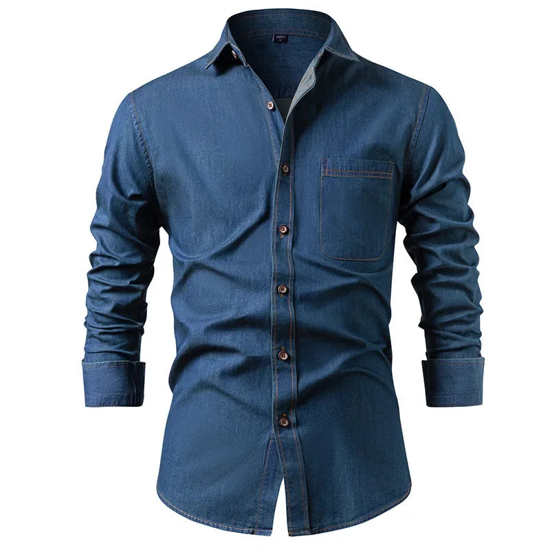 Chemise en jean décontractée