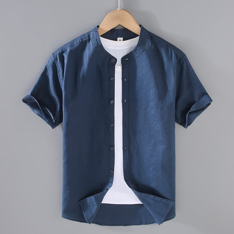 Eleganti camicie di lino a maniche corte