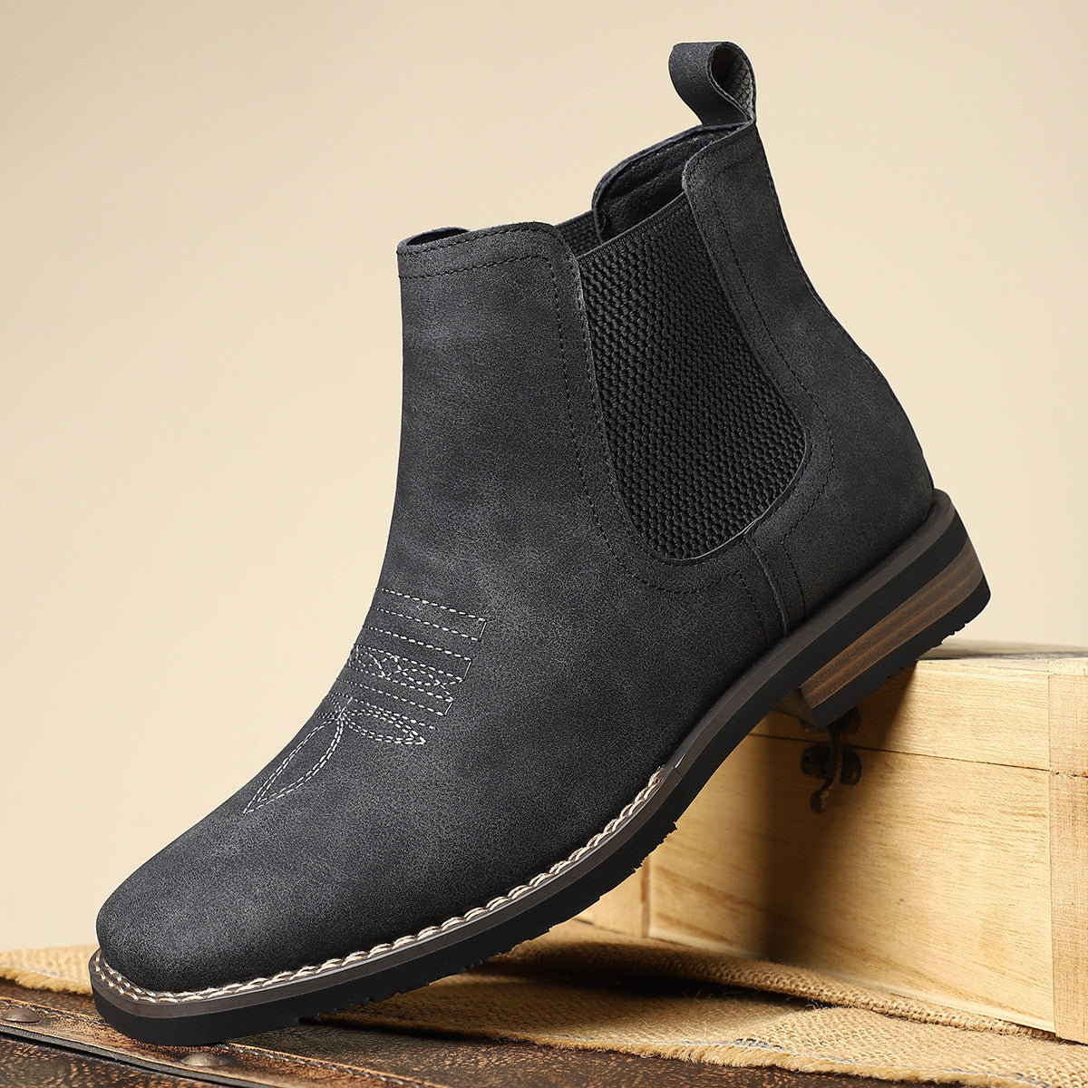 Elegant Leather Men's Boots