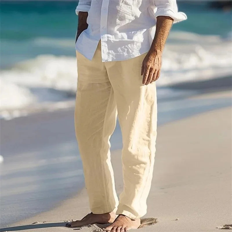 Elegant Linen Summer Pants