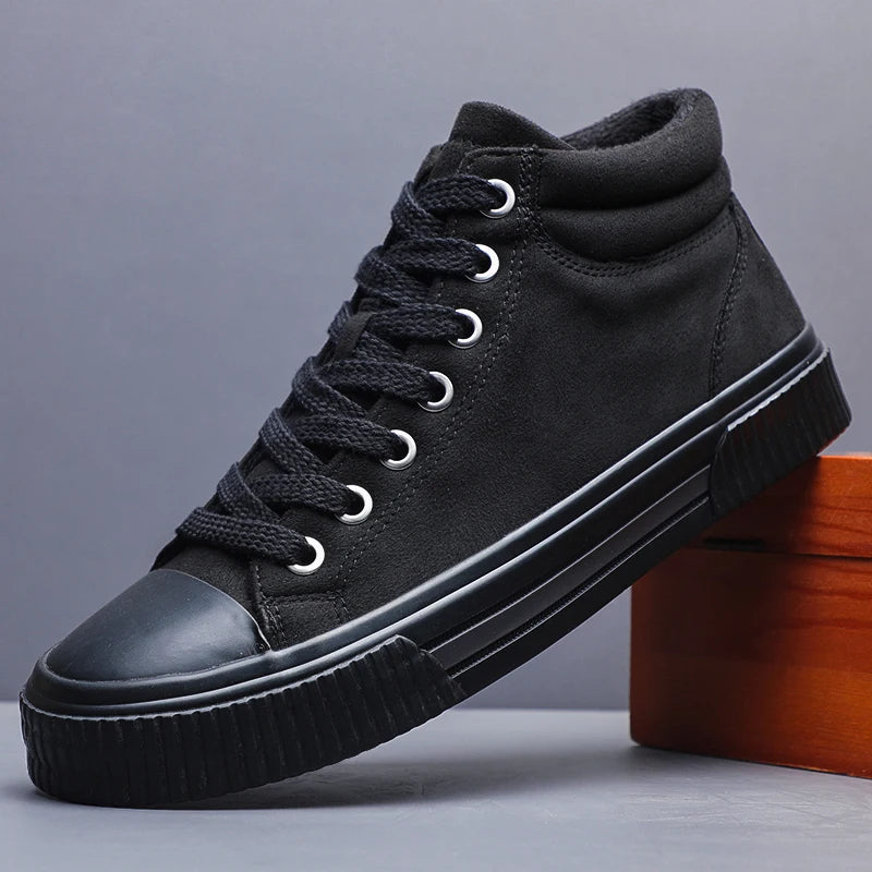 Elegant High Suede Shoes