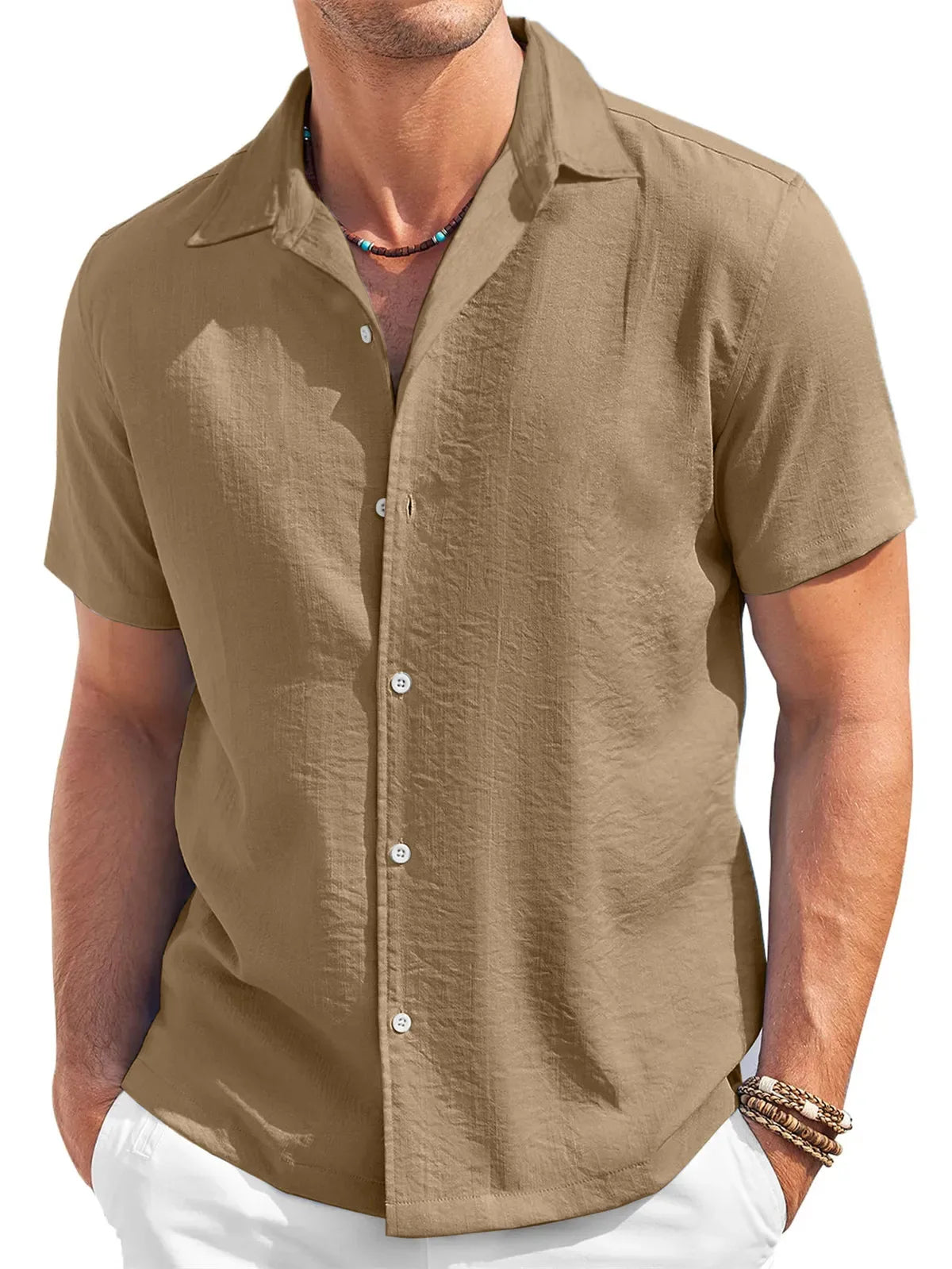 Casual Short Sleeve Men's Shirt