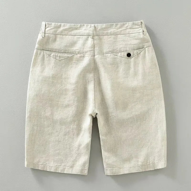 Short d'été élégant en lin
