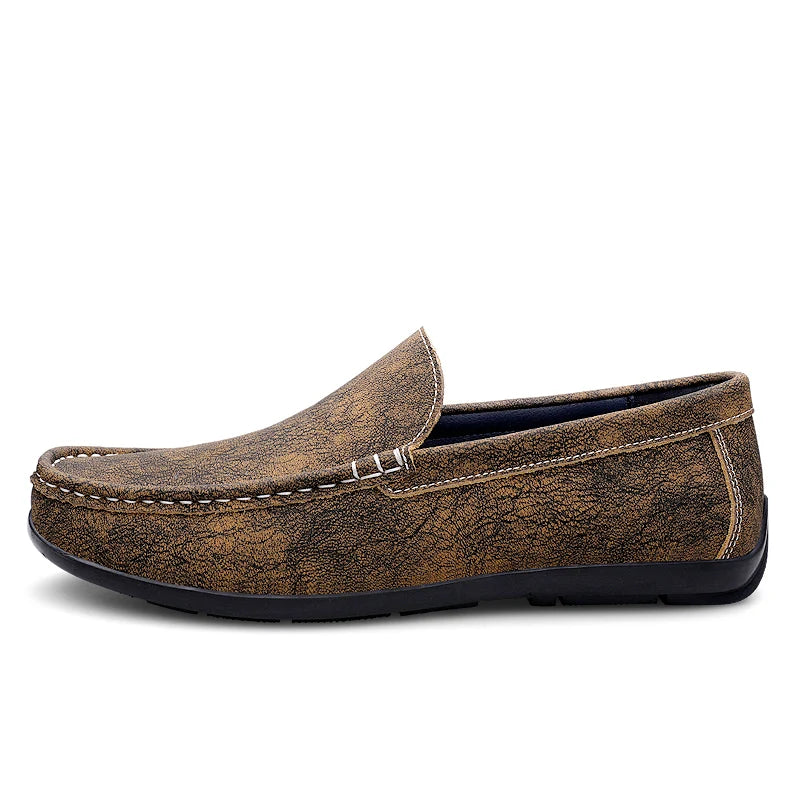 Elegant Leather Driving Loafers