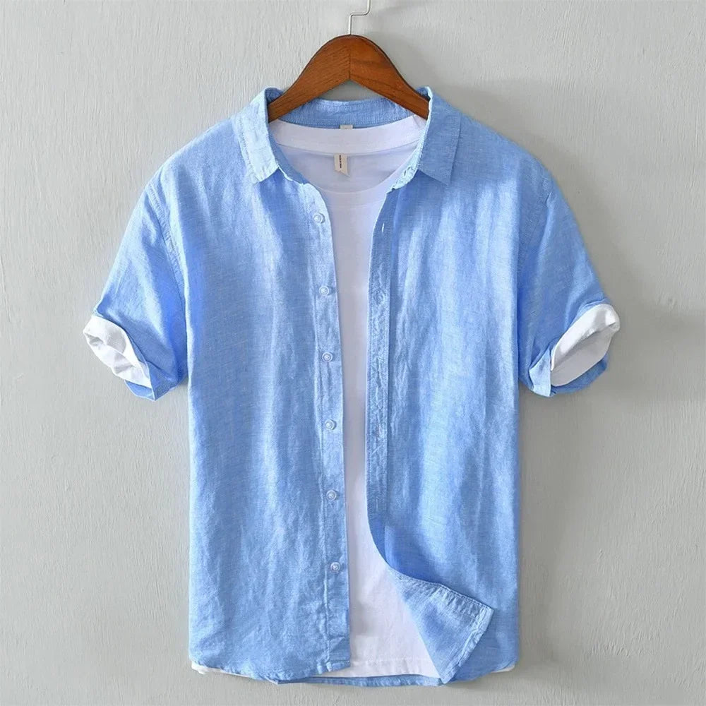 Elegante camicia estiva in lino