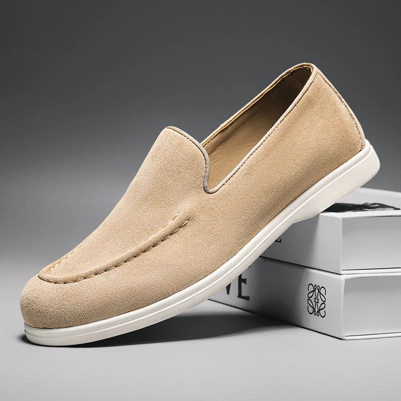 Mocassins élégants en daim pour homme