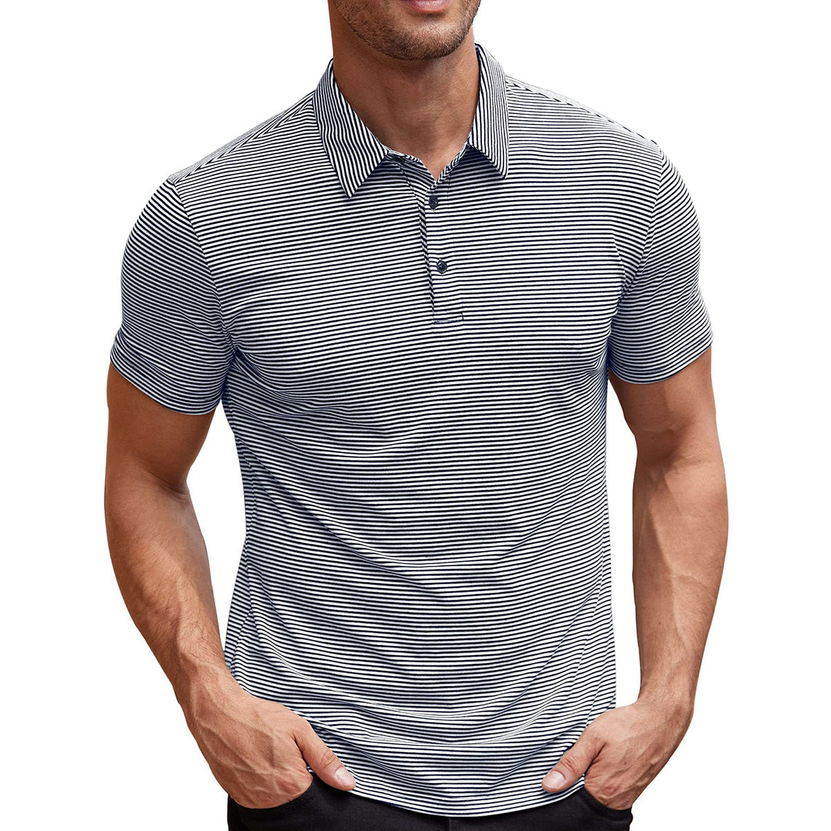 Striped Polo Shirt