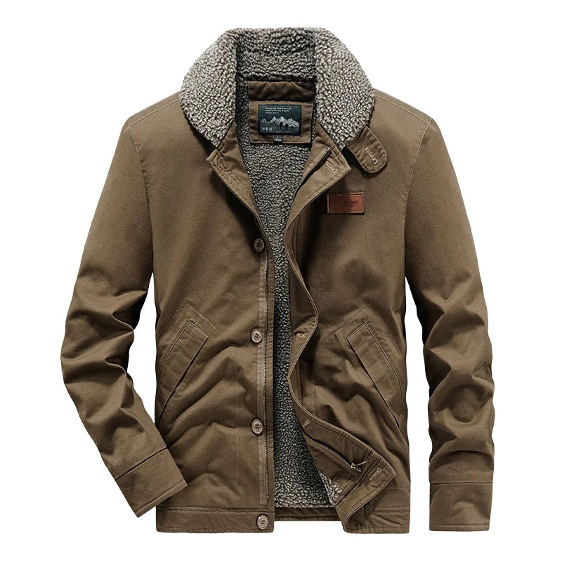 Elegant Wool Padded Jacket