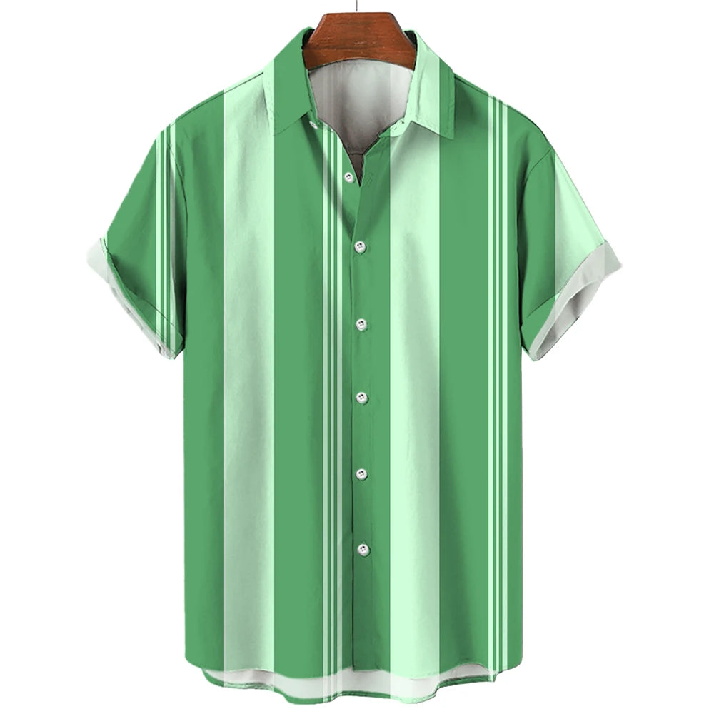 Striped Short Sleeved Summer Shirt