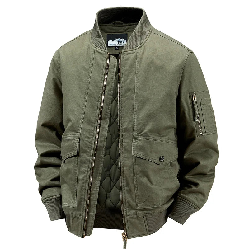 Veste bombardier élégante en coton