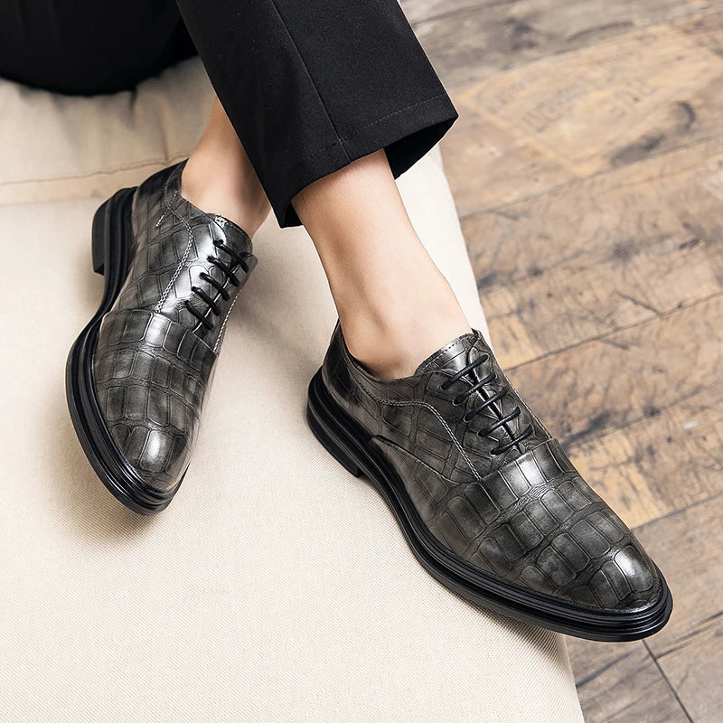 Chaussures Oxford en cuir élégantes