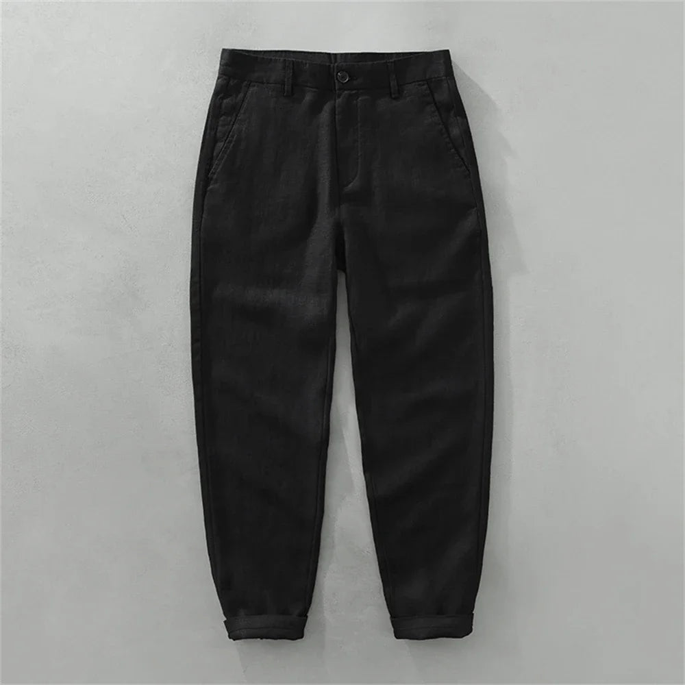 Pantaloni da spiaggia casual in lino