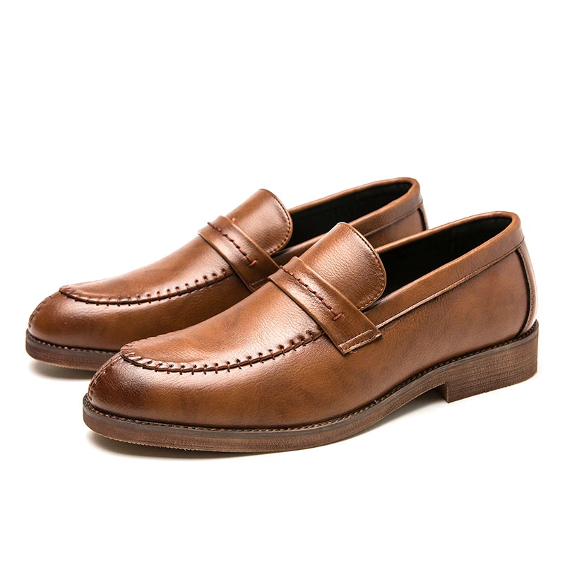 Leather Dress Loafers