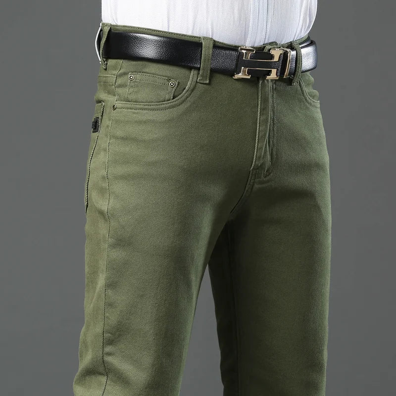Elegant Cotton Jeans