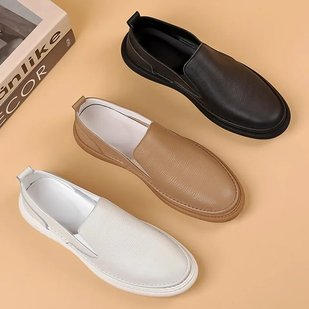 Elegant Leather Slip-On Shoes
