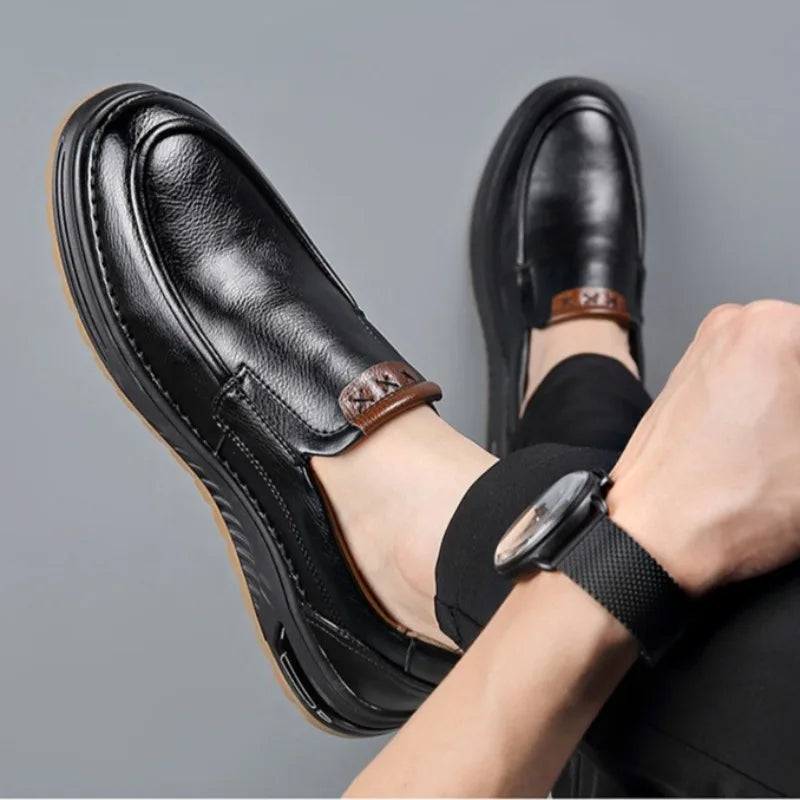Chaussures de marche élégantes en cuir