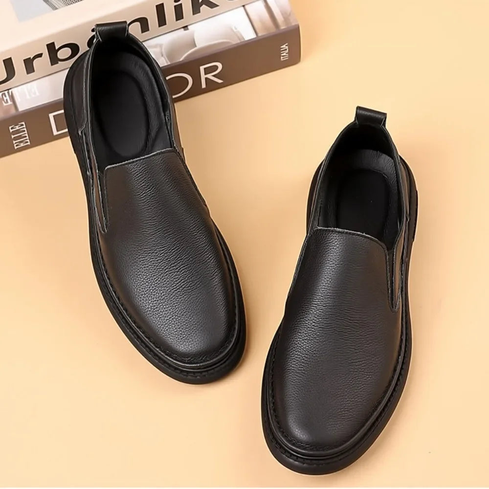 Elegant Leather Slip-On Shoes