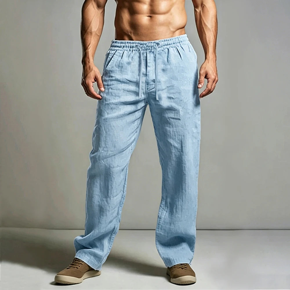 Elegant Cotton Linen Pants