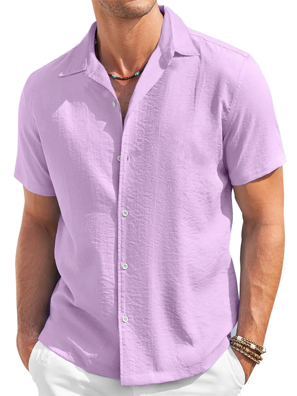 Casual Short Sleeve Men's Shirt