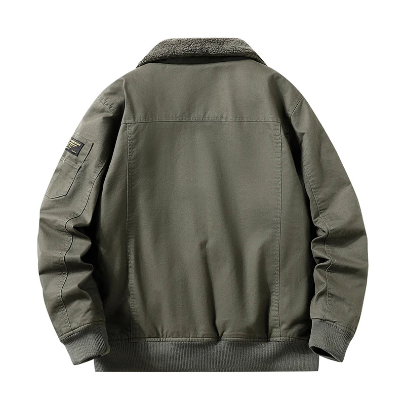 Fleece Lined Cotton Jacket