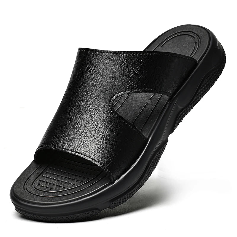 Elegant Leather Men's Sandals