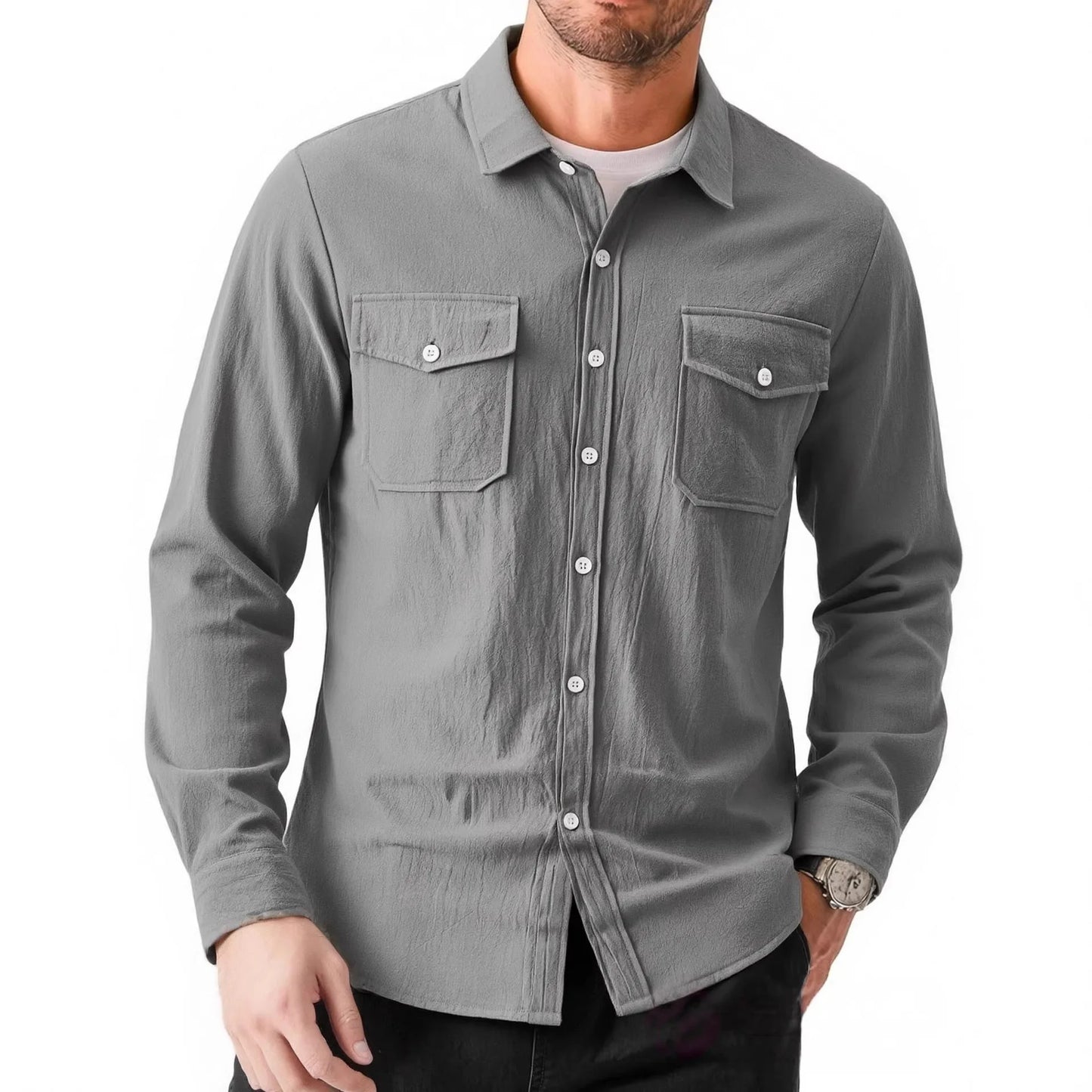 Camicia da uomo casual