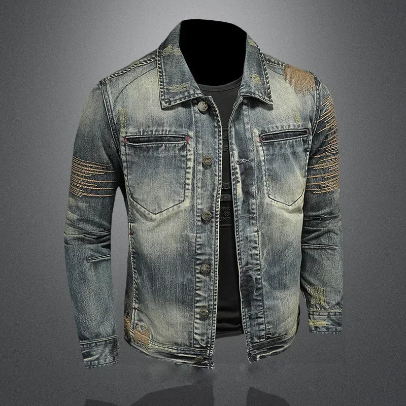 Veste en jean rétro