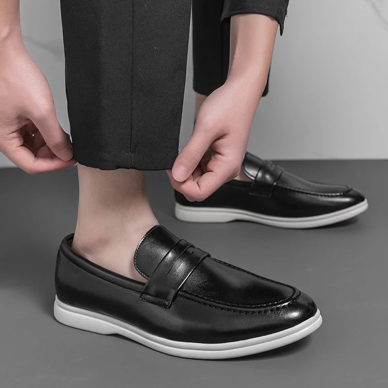 Elegant Formal Office Leather Loafers