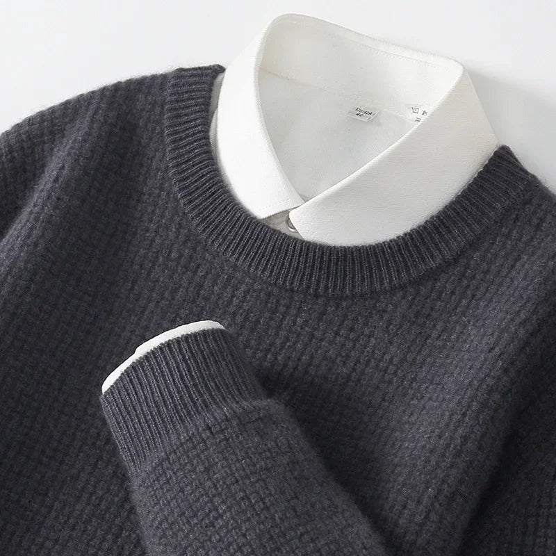 Elegant Cashmere Knitted Sweater