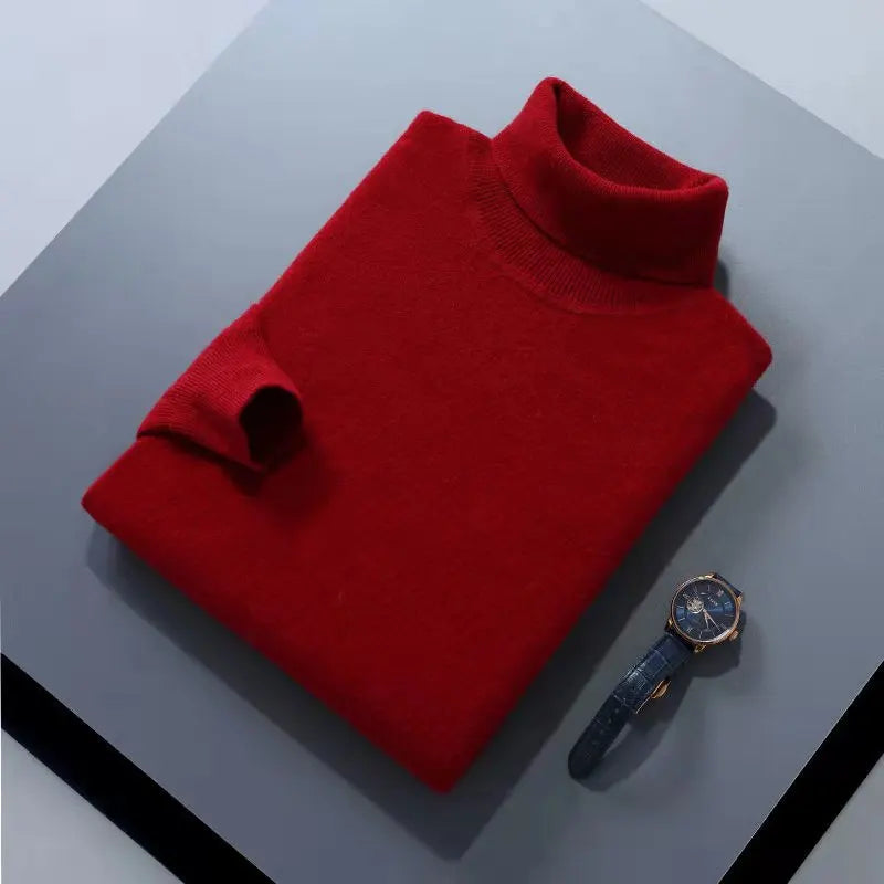 Elegant Cotton Turtleneck