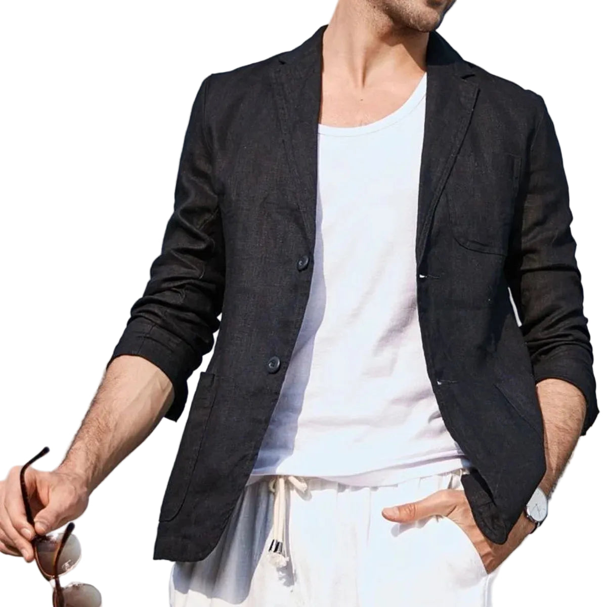 Elegant Linen Blazer