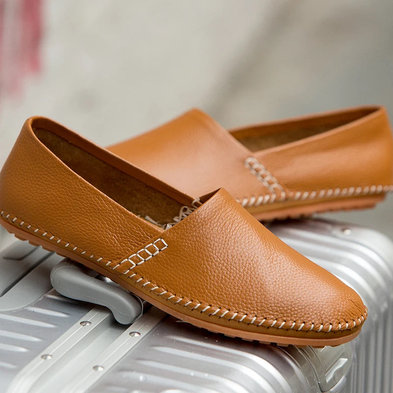 Light Leather Loafers